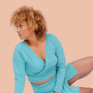SAGE Organic Cotton Wrap Top