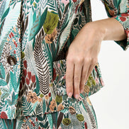 Salut Jungle Jacquard Jacket - Green