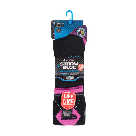 1 Pack Ladies Long Knee High Cotton Equestrian Socks