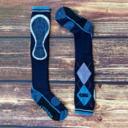1 Pack Ladies Long Knee High Cotton Equestrian Socks