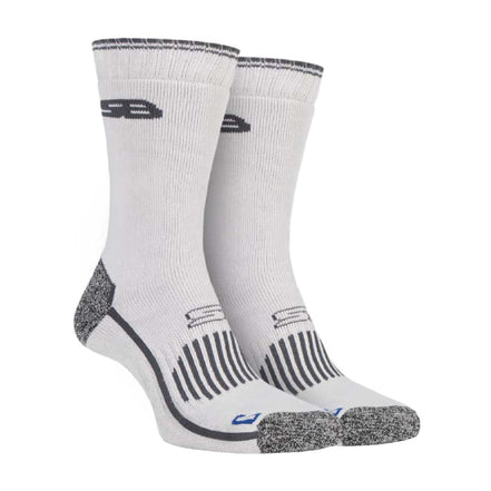 2 Pack Men's Heavy Duty Reinforced Cotton Socks for Boots