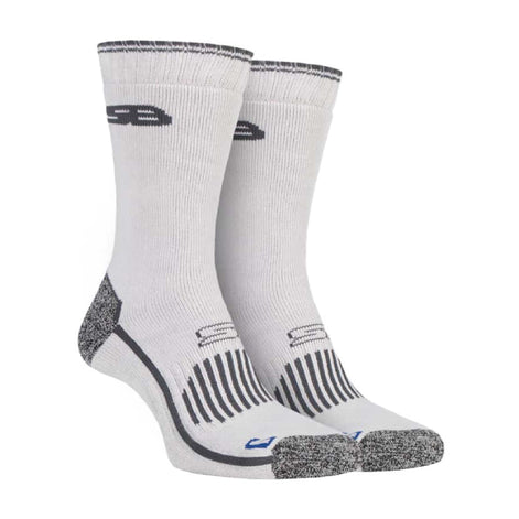 2 Pack Men's Heavy Duty Reinforced Cotton Socks for Boots