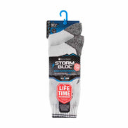 2 Pack Men's Heavy Duty Reinforced Cotton Socks for Boots