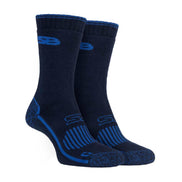 2 Pack Men's Heavy Duty Reinforced Cotton Socks for Boots