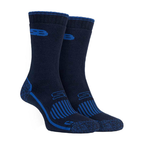 2 Pack Men's Heavy Duty Reinforced Cotton Socks for Boots