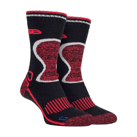 2 Pack Men's Heavy Duty Wool Blend Socks for Winter