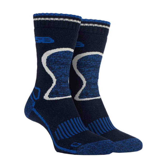 2 Pack Men's Heavy Duty Wool Blend Socks for Winter