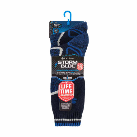 2 Pack Men's Heavy Duty Wool Blend Socks for Winter