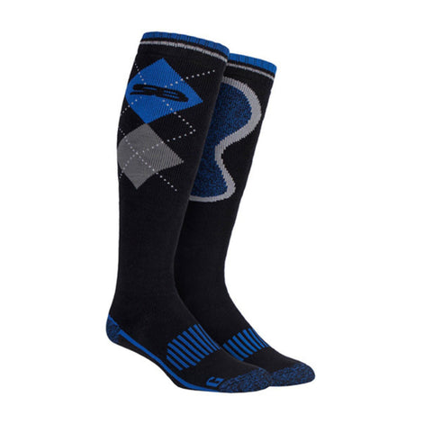 1 Pack Men's Extra Long Knee High Cotton Rich Wellington Boot Socks