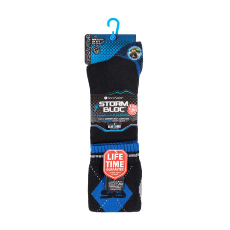 1 Pack Men's Extra Long Knee High Cotton Rich Wellington Boot Socks