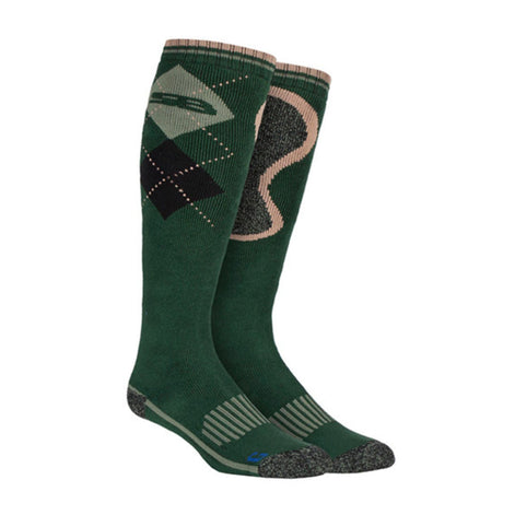 1 Pack Men's Extra Long Knee High Cotton Rich Wellington Boot Socks