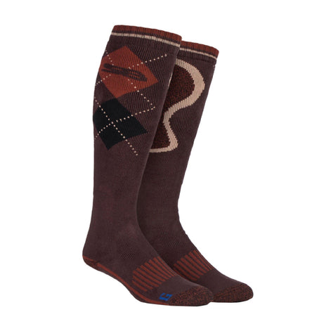 1 Pack Men's Extra Long Knee High Wool Thermal Welly Boot Socks