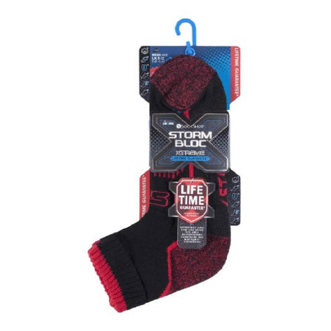 1 Pack Men's Cotton Reinforced Ankle Hiking Walking Trekking Socks