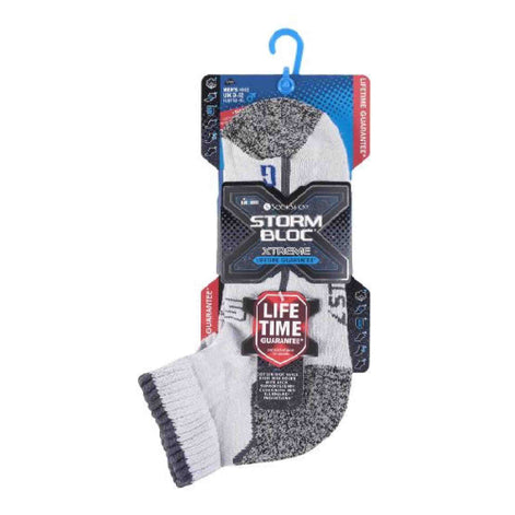 1 Pack Men's Cotton Reinforced Ankle Hiking Walking Trekking Socks
