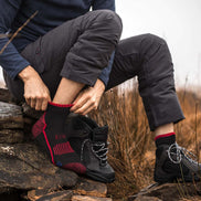 1 Pack Men's Cotton Reinforced Ankle Hiking Walking Trekking Socks