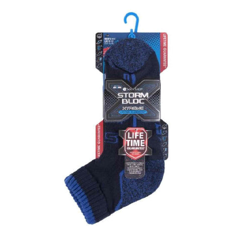 1 Pack Men's Cotton Reinforced Ankle Hiking Walking Trekking Socks