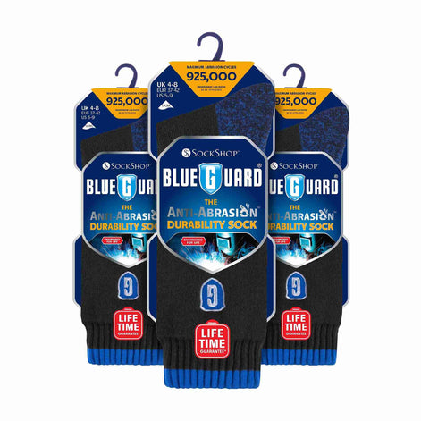 3 Pack Mens Ultra Durable Work Socks: Heavy Duty for Steel Toe Boots