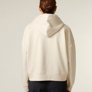 Organic Dropped Shoulder Zipped Hoodie: Women's