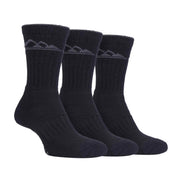 3 Pack Men's Heavy Cushioned Outdoor Cotton Hiking Socks