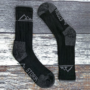 3 Pack Men's Heavy Cushioned Outdoor Cotton Hiking Boot Socks