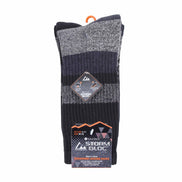 3 Pack Men's Cushion Sole Cotton Hiking Socks