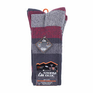 3 Pack Men's Cushion Sole Cotton Hiking Socks