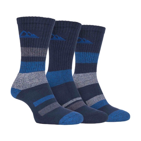 3 Pack Men's Cushion Sole Cotton Hiking Socks
