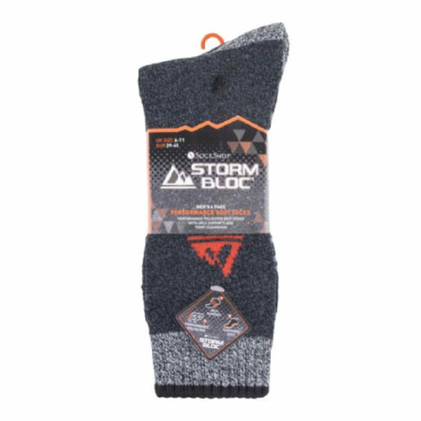 4 Pack Men's Cushion Sole Hiking Work Boot Socks