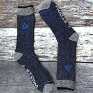 4 Pack Men's Cushion Sole Hiking Work Boot Socks