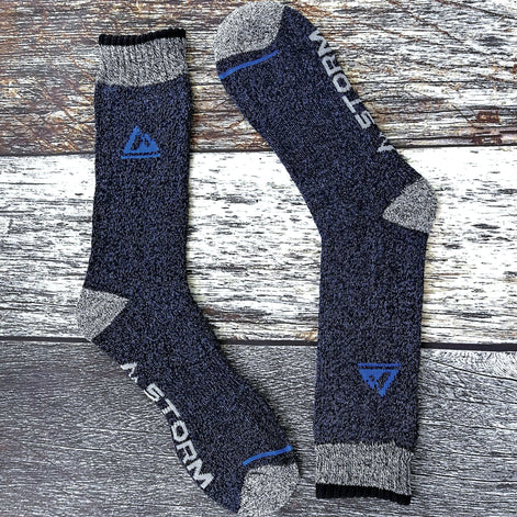 4 Pack Men's Cushion Sole Hiking Work Boot Socks