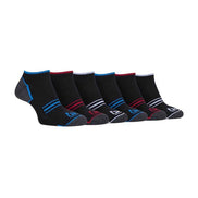 6 Pack Men's Cushioned Sole Running Low Cut Trainer Socks