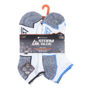 6 Pack Men's Cushioned Sole Running Low Cut Trainer Socks