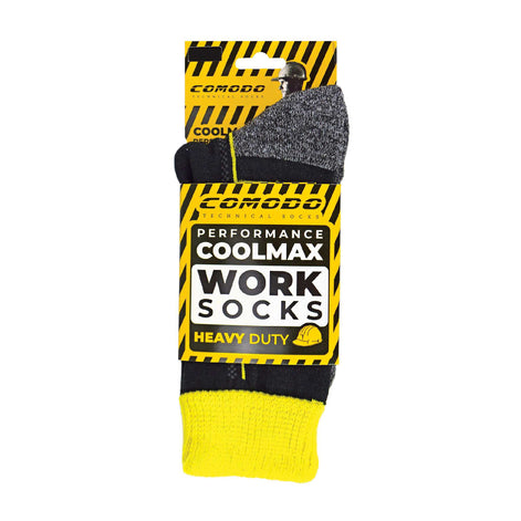 1 Pack Men's Coolmax Work Socks for Summer