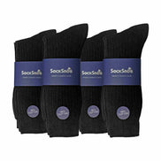 Mens Thin Soft Cotton Plain Coloured Socks (Multipack Options)
