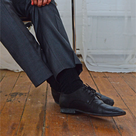 Mens Thin Soft Cotton Plain Coloured Socks (Multipack Options)