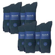 Mens Thin Soft Cotton Plain Coloured Socks (Multipack Options)