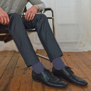 Mens Thin Soft Cotton Plain Coloured Socks (Multipack Options)