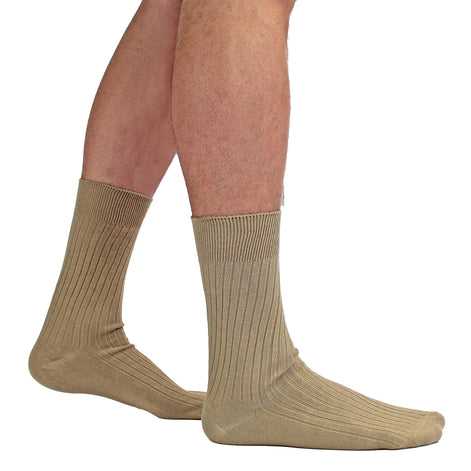 Mens Thin Soft Cotton Plain Coloured Socks (Multipack Options)