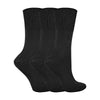 3 Pack Ladies Anti Odour Loose Wide Bamboo Socks with Non Elastic Top
