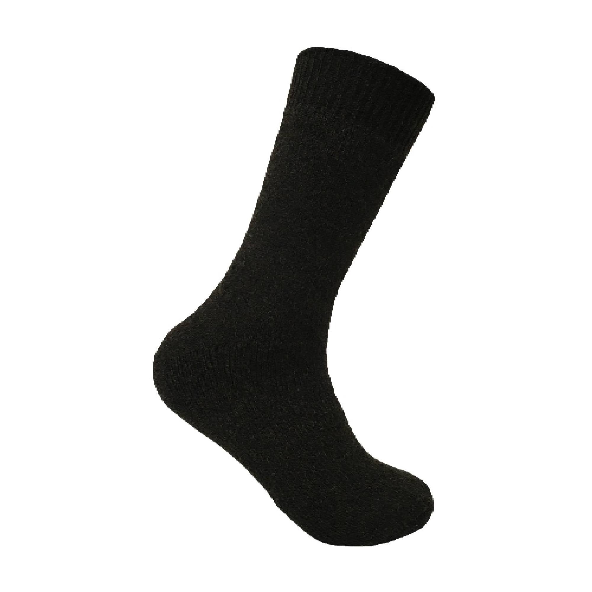 3 Pack Men's Padded Sole Winter Warm Thermal Wool Walking Boot Socks