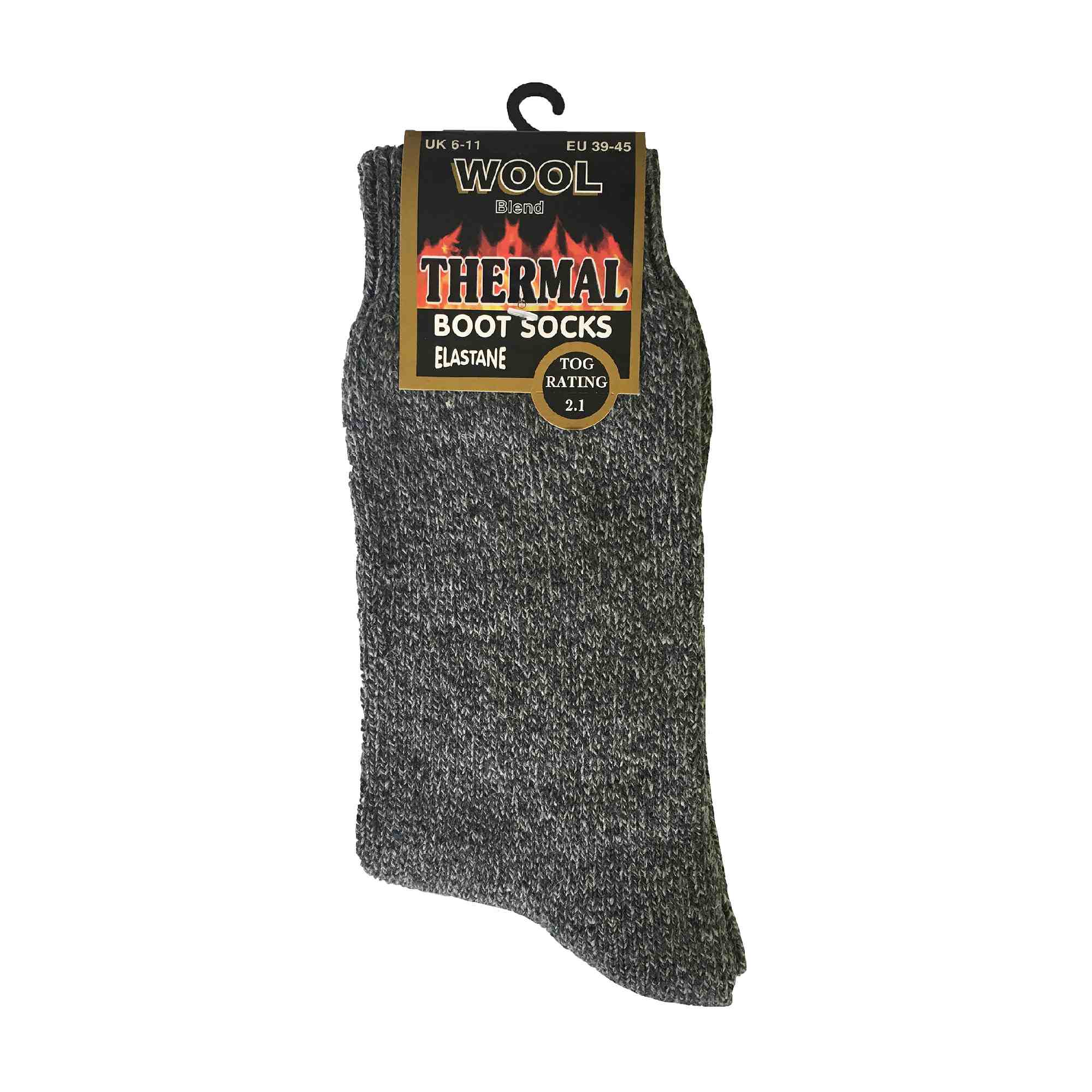 3 Pack Men's Padded Sole Winter Warm Thermal Wool Walking Boot Socks