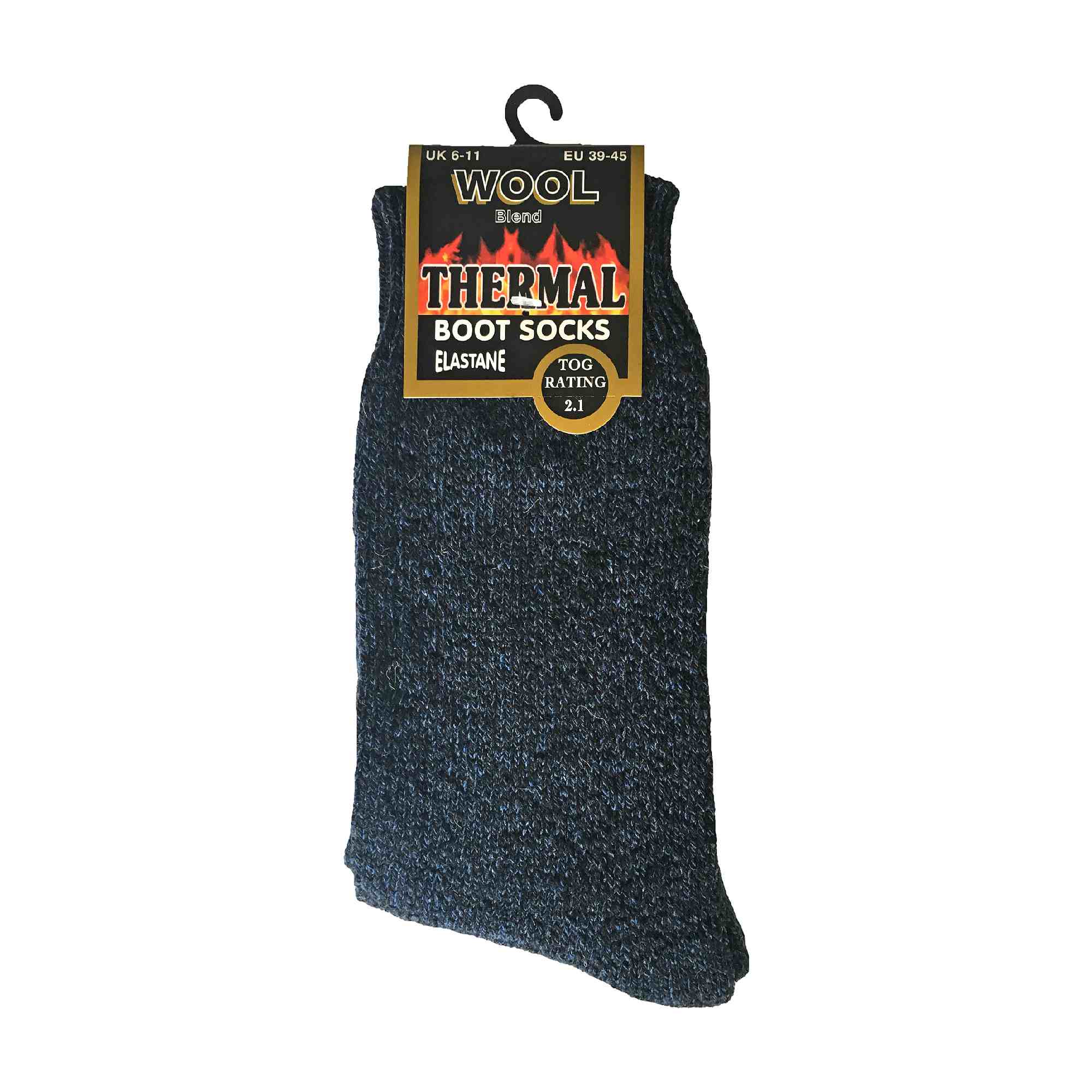 3 Pack Men's Padded Sole Winter Warm Thermal Wool Walking Boot Socks