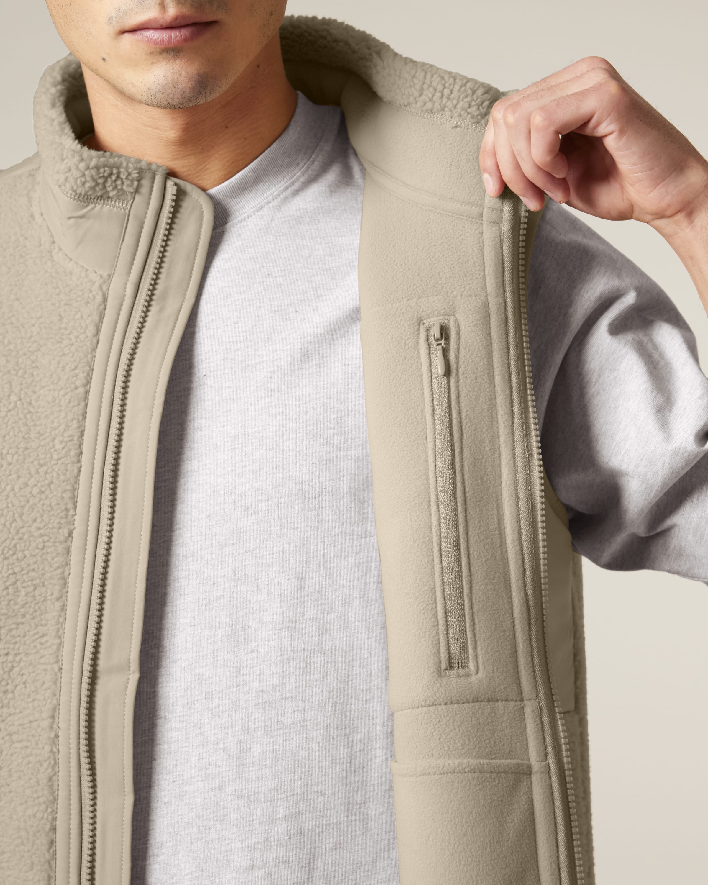 Sherpa Fleece Bodywarmer: Unisex