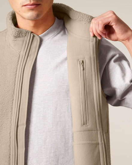 Sherpa Fleece Bodywarmer: Unisex