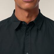 Organic Poplin Long Sleeve Shirt: Men's