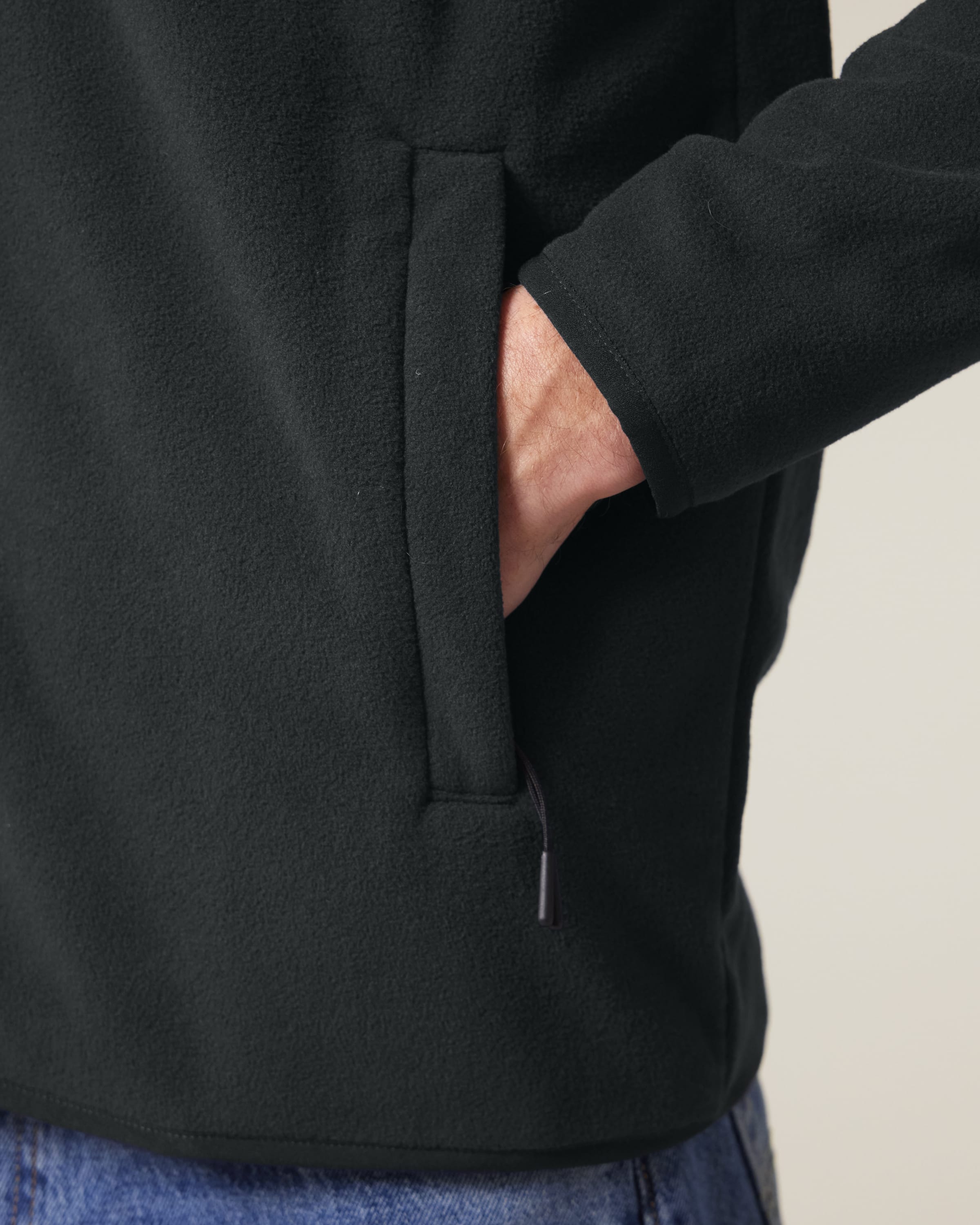 Polyester Fleece Jacket: Men's