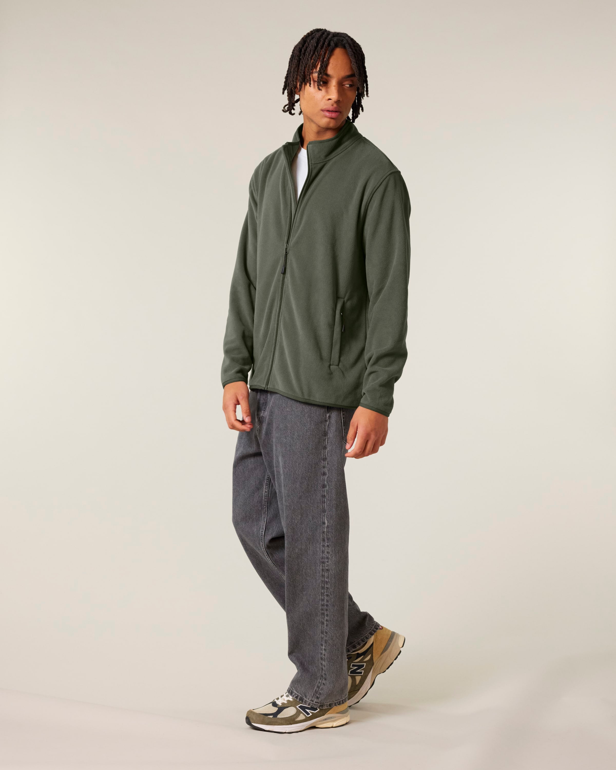 Polyester Fleece Jacket: Men's