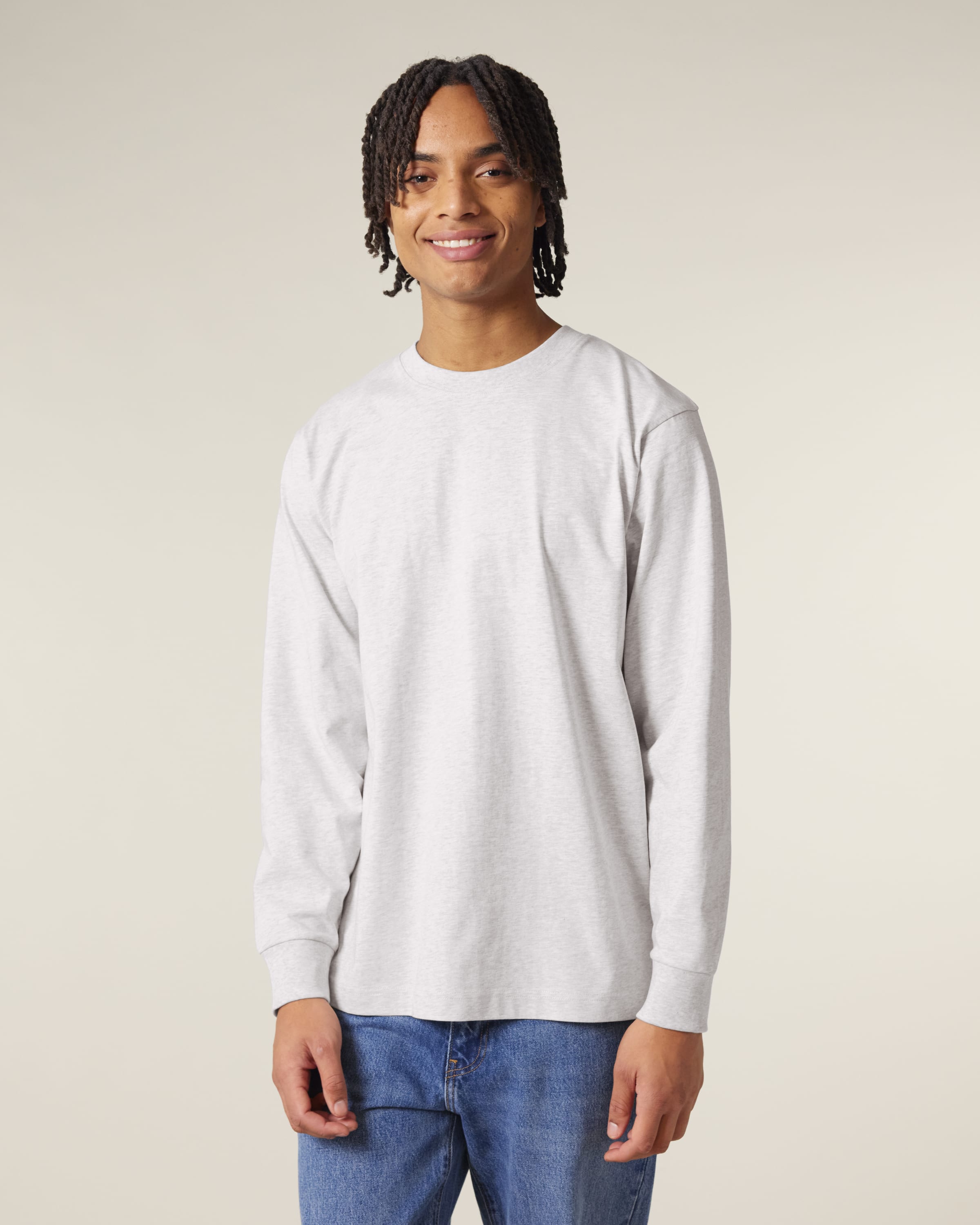 Organic Heavyweight Relaxed Long Sleeve T-Shirt: Unisex