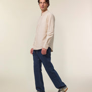 Organic Cotton Oxford Long Sleeve Shirt: Mens