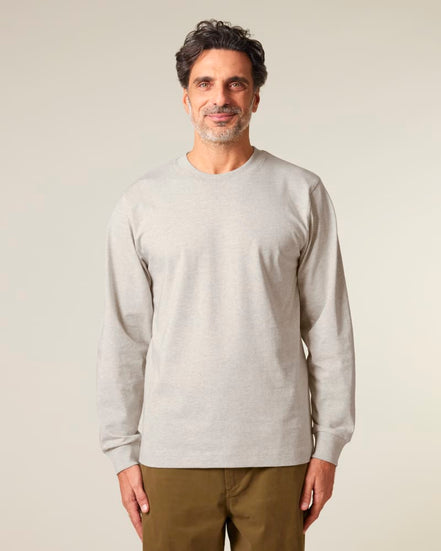 Organic Heavyweight Relaxed Long Sleeve T-Shirt: Unisex